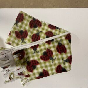 Ladybug Patterned Scarf